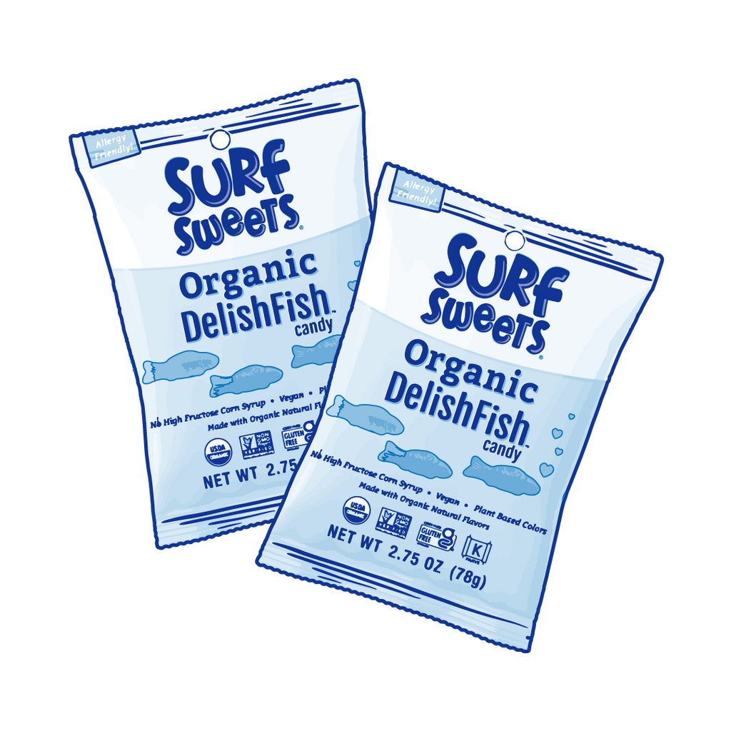 Two Bags of Surf Sweets DelishFish® Illustrated