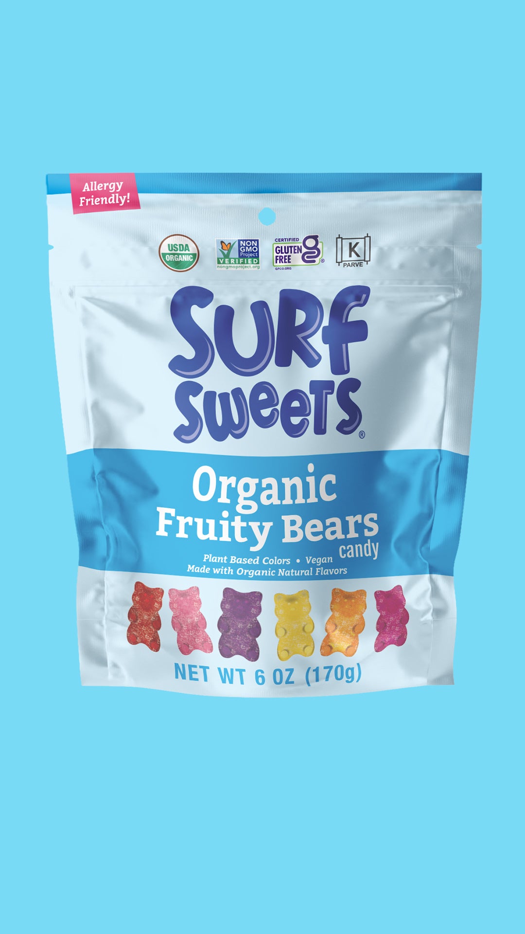 Organic Fruity Bears – Surf Sweets