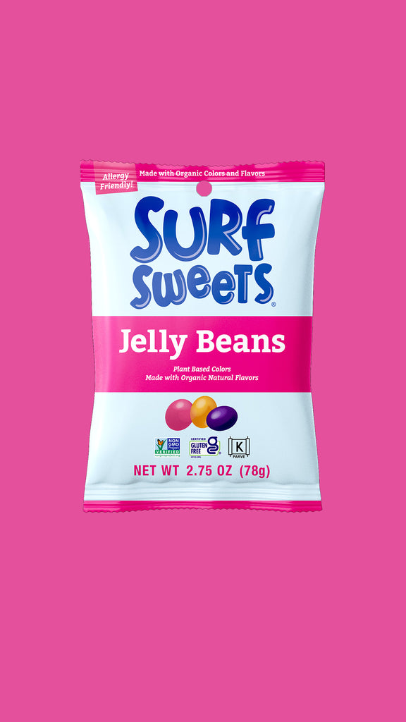 Jelly Beans 2.75oz Pouch by Surf Sweets - Front of Bag